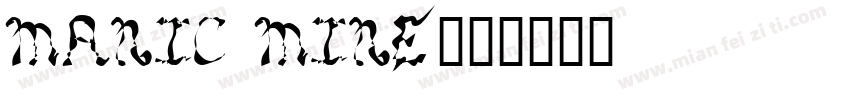 MANIC MINE字体转换